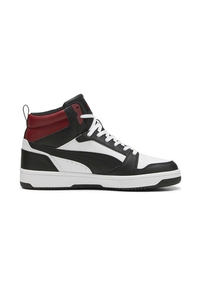Puma Rebound V6 392326-24 Siyah Beyaz Kırmızı Beyaz