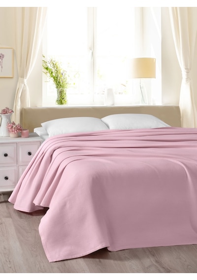 Menderes Home Cotton Collection Pike Çift Kişilik Pike Pembe