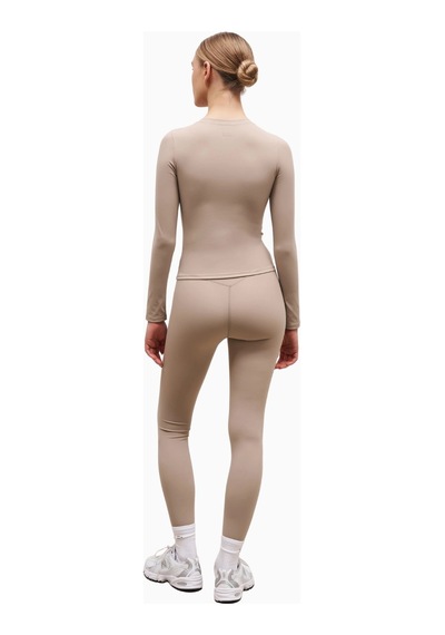 Because Of Alice Base Sculpting Long Sleeve Top Uzun Kollu Şekillendirici Kadın Üst Bej