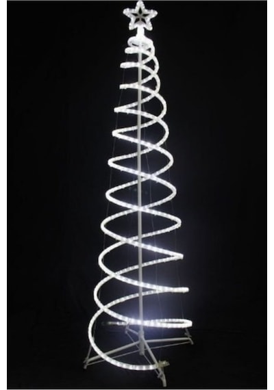 220v Hortum Led Şerit 5050 3 Çip 60 Led Beyaz