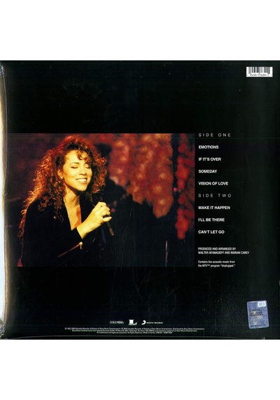Mariah Carey Mtv Unplugged Plak