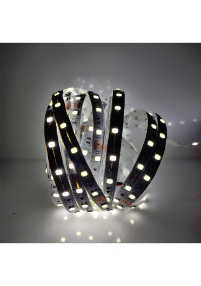 4040 Yeni Nesil Şerit Led 5 Metre + 12v 5 Amper 60 Watt Led Trafo Beyaz