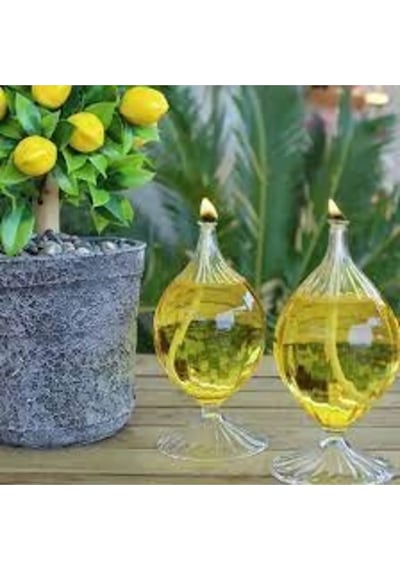 250ml Sarı Kandil Yağı Kokusz Dumansız Iç Mekan Gaz Lambası Yakıt Sarı
