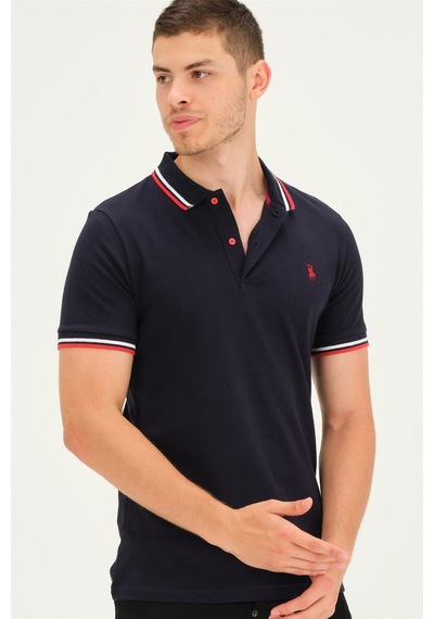 T8594 Dewberry Erkek T-shırt-lacivert Lacivert