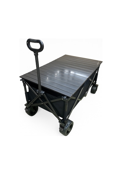 Yek Outdoor Katlanabilir Kamp Masalı Taşıma Arabası & Vagon Araba Siyah