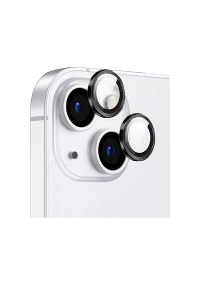 Apple Uyumlu iPhone 15 Plus Kamera Koruyucu Safir Cam Metal A Kalite İnce Slim Cl12
