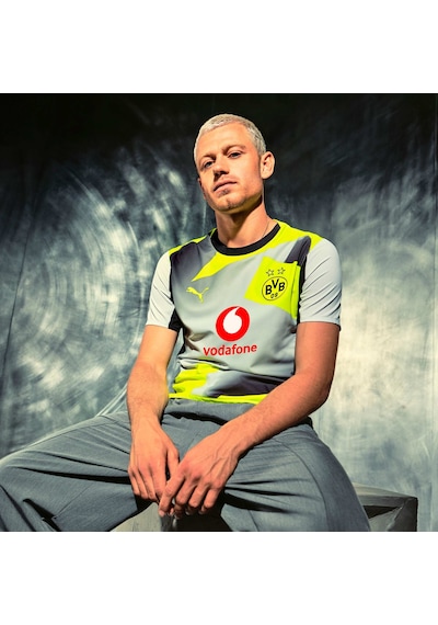 Puma Borussıa Dortmund 25/26 Erkek Deplasman Forması 780104 02 Gri