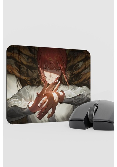 Chainsaw Man Anime V5 - 22x18 Gaming Kauçuk Kaymaz Taban Mouse Pad Fare Altlığı