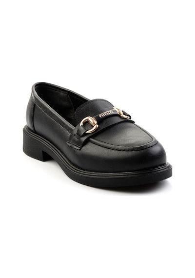 Bambi Siyah Kadın Loafer Ayakkabı K01714130009 Siyah