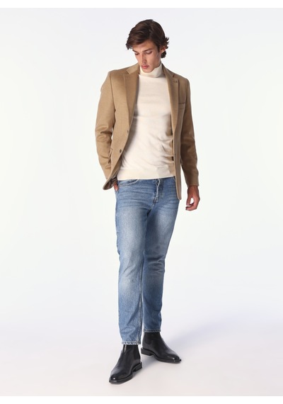 Fabrika Comfort Deve Tüyü Erkek Ceket Regular Fit Düz Ceket Fc4wm-ckt 2409 Camel