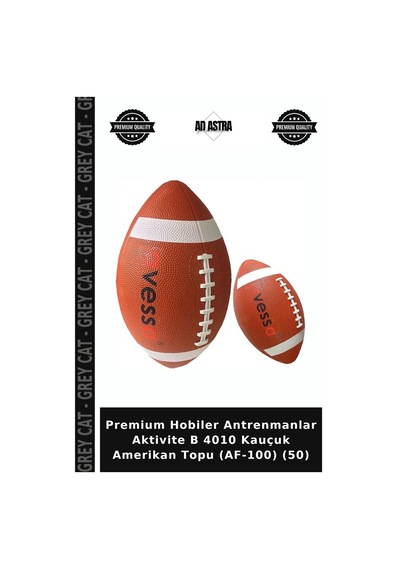 Premium Hobiler Antrenmanlar Aktivite B 4010 Kauçuk Amerikan Topu Af-100 50 Çok Renkli