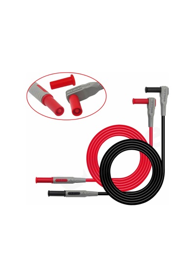 1 Çift P1033 Multimetre Probu 4mm Banana Tip Soket 1000V 10A CATIII 1 Mt Kablo Voltmetre Avometre