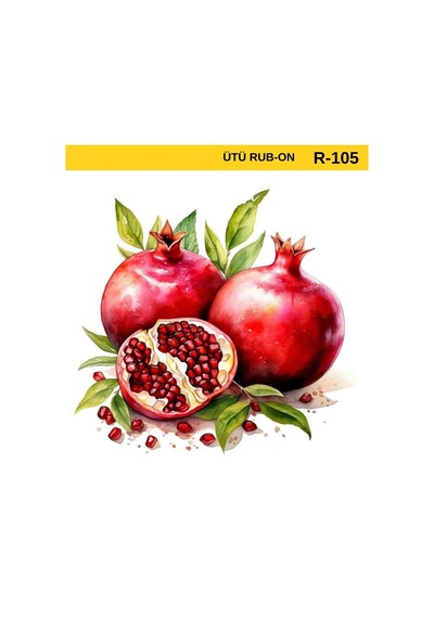 Ütü İle Rub On Transfer Kağıdı R-105 30x30 Cm