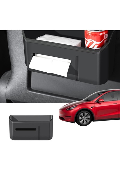 Tesla Model Y/model 3 İçin Koltuk Arkası Çok Amaçlı Saklama Kutusu, Siyah