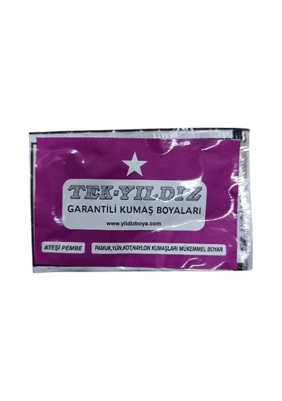 06 - Kumaş Boyası Ateşi Pembe 11 Gr 10