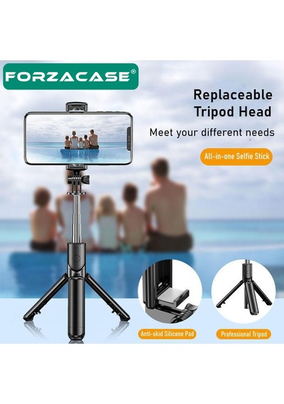 Forzacase Bluetooth Selfie Çubuğu 90 Cm Kamera Tripodu - Fc1005