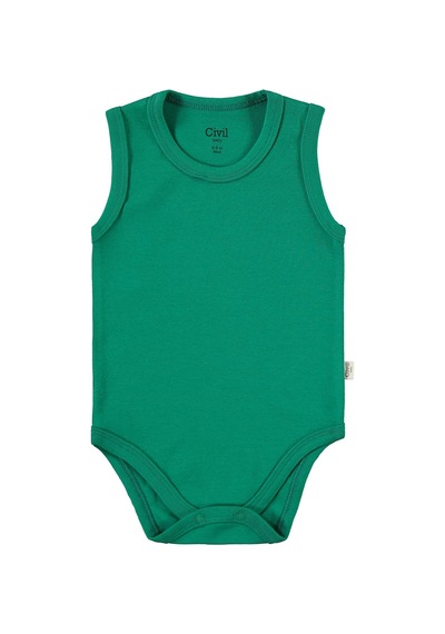 Civil Baby 3'lü Karışık Renk 3-36 Ay Çıtçıtlı Badi - Kırmızı