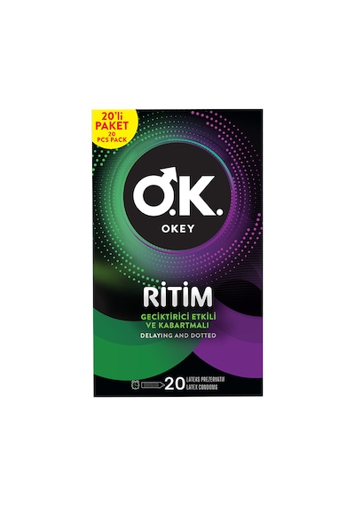 Okey Ritim Prezervatif  20'li