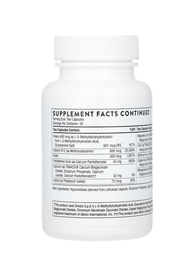Thorne, Basic Nutrients 2/day, 60 Kapsül