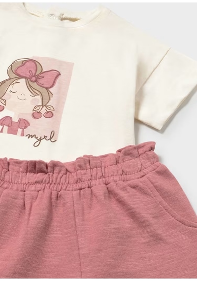 Mayoral 3'lü Kız Bebek Eşofman Takım 1830 Pembe