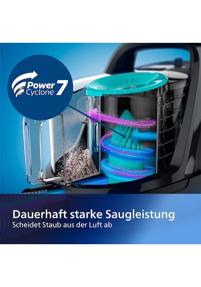 Philips Fc9555/09 Powerpro Aktif Torbasız Elektrikli Süpürge 650 W, 1,5 L Toz Hacmi, Mini Turbo Emme Fırçası, Sert Zemin Başlığı Dahil Philips Fc9555/09 Powerpro Aktif Torbasız Elektrikli Süpürge 650 W, 1,5 L Toz Hacmi, Mini Turbo Emme Fırçası, Sert Zemin Başlığı Dahil