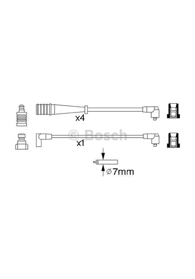 Bosch  986356704 Buji Kablosu R21 Concorde  2.0 8V Takım
