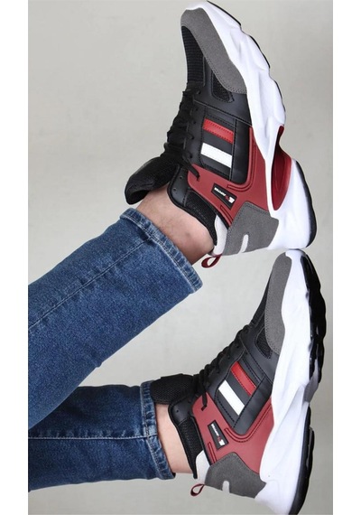 M.p. 231-1014 Gr 36-39 Siyah-bordo Anorak Basketbol Ayakkabı Siyah