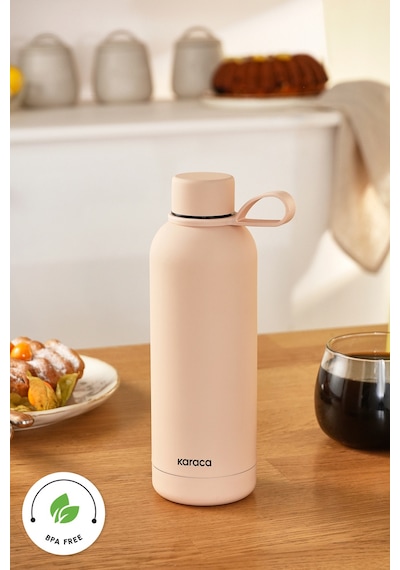 Karaca Aly Soft Touch Çelik Sızdırmaz Termos 500 Ml Somon Pembe