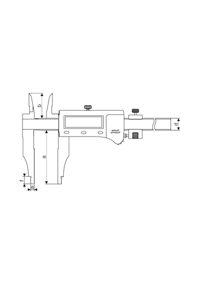Fett 0-500mm Pld Dijital Uzun Çift Çene Kumpası