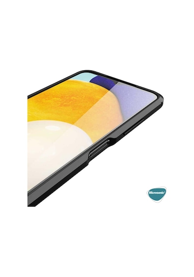 Microsonic Samsung Galaxy Uyumlu A22 4G Kılıf Deri Dokulu Silikon