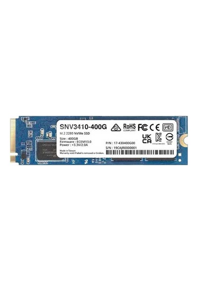 Synology 400gb Snv3410-400g 3000- 750mb/s Enterprise M2 Nvme Gen3 Nas Disk-211081