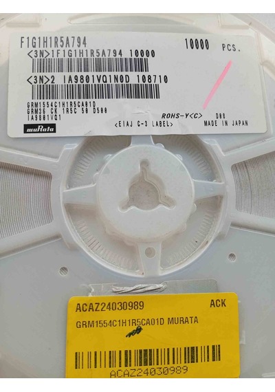 Grm1554c1h1r5ca01d Murata 1.5pf 402 1000 Adet