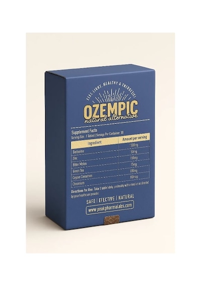 Ozempic Natural Alternative 30 Kapsül Doğal İçerik