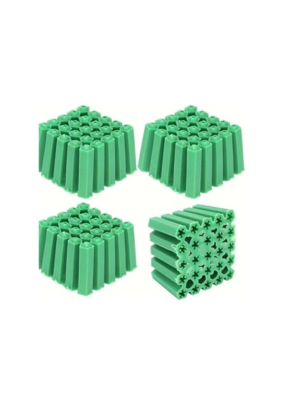 500 Adet 06 Mm Plaastik Duvar Dubel Genleşme Tabası - Çivi Vida Dubeli Genelgenel