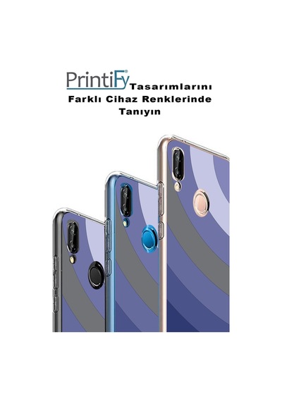 Huawei Nova 10 Se Uyumlu Kapak Renk Cümbüşü Tasarımlı Şeffaf Silikon Kılıf