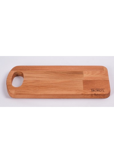 İroko L Kayın Ahşap Kesme Tahtası 30x13,5 Cm Doğal, Dayanıklı, El Yapımı Mutfak Sunum Tahtası Ahşap
