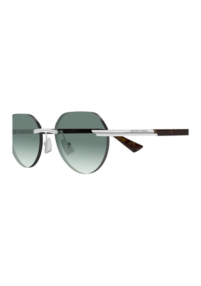 Bottega Veneta 1379s 002 51 Unisex Güneş Gözlüğü Gümüş