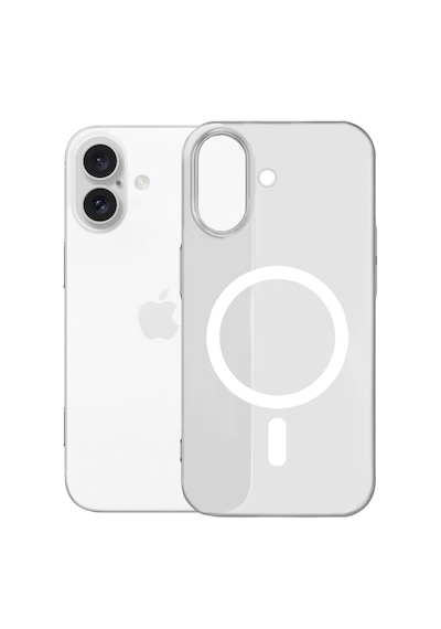 Apple Uyumlu iPhone Buff 16 Plus Magsafe Slimfy Kılıf White
