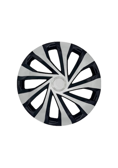 Citroen C4 Grand Picasso 16'' İnç Jant Kapağı 4 Adet Siyah Gri C124