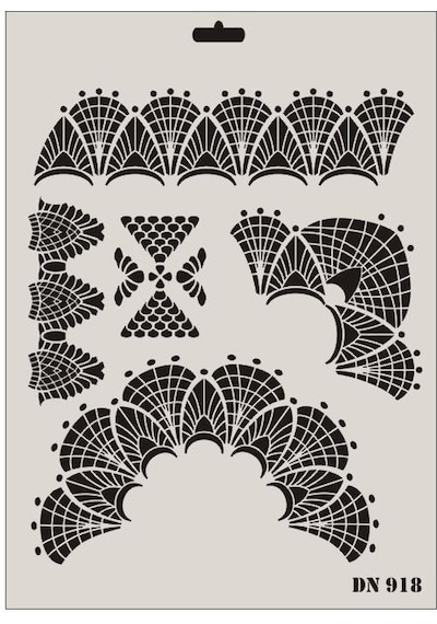 Rich Dantel Seri Dn-918 Stencil 35X25 Cm