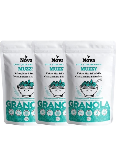 Nova Granola Muzzy 3 x 340 G