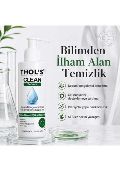 Tr S Tb4 Sivilce Karşıtı Ve Sebum Dengeleyici Yüz Temizleme Jeli - Salisilik Asit & Kaolin Kil 200 Ml