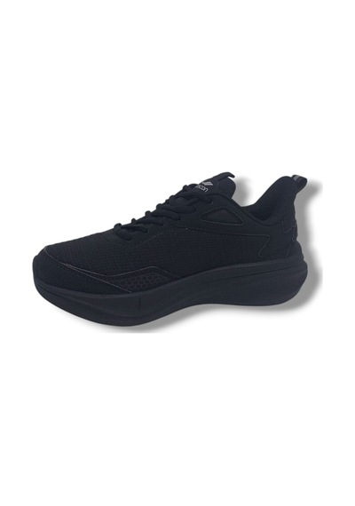 Lescon Street Runner Unisex Siyah File Yürüyüş Koşu Spor Ayakkabı Siyah