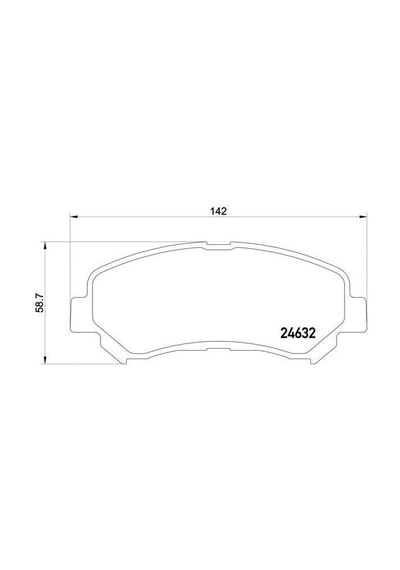 Nissan Qashqai Ön Fren Balata 2006-2014 D1060jd00a 0986494501 1.6, 2.0, 1.5 Dcı, 2.0 Dcı, 1.6 Dcı