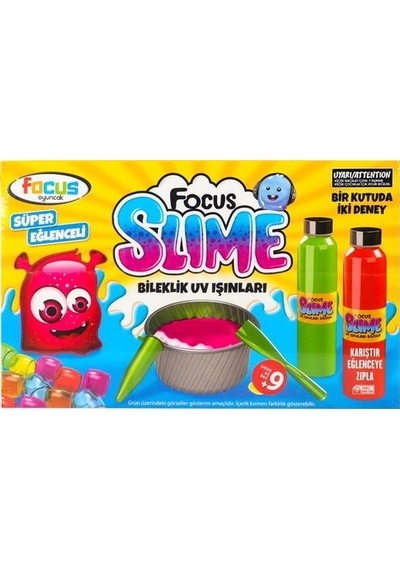 Slime Deney Seti Ve Uv Işınlı Bileklik