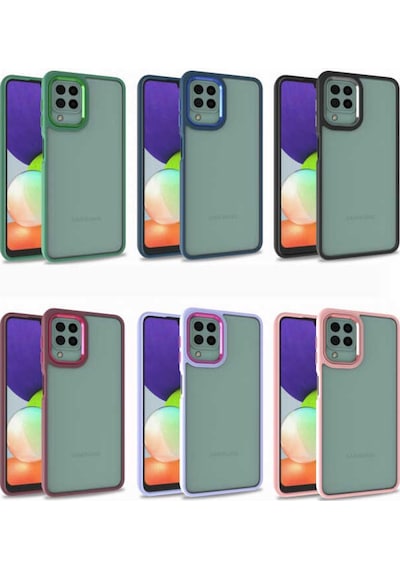Samsung Galaxy Uyumlu M32 Kılıf Zore Flora Kapak