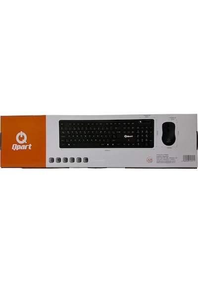 Qpart W100 2.4 Ghz Kablosuz Klavye & Mouse Set