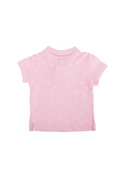 Bebelop Papatya Desenli Polo Yaka T-shirt 001