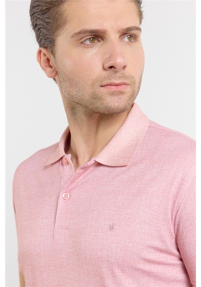 Pembe Kısa Kol Baskılı Pike Polo Yaka Cepsiz Esnek Casual Slim Fit Tişört 1011250153 Pudra Pembe Kısa Kol Baskılı Pike Polo Yaka Cepsiz Esnek Casual Slim Fit Tişört 1011250153 Pudra