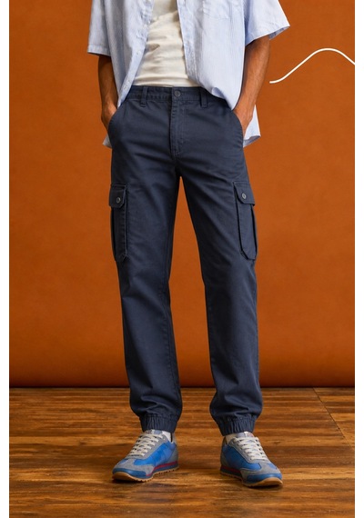 Tarz Cool Erkek Slim Fit Körüklü Jogger Paçası Lastikli Pantolon Füme Tarz Cool Erkek Slim Fit Körüklü Jogger Paçası Lastikli Pantolon Füme